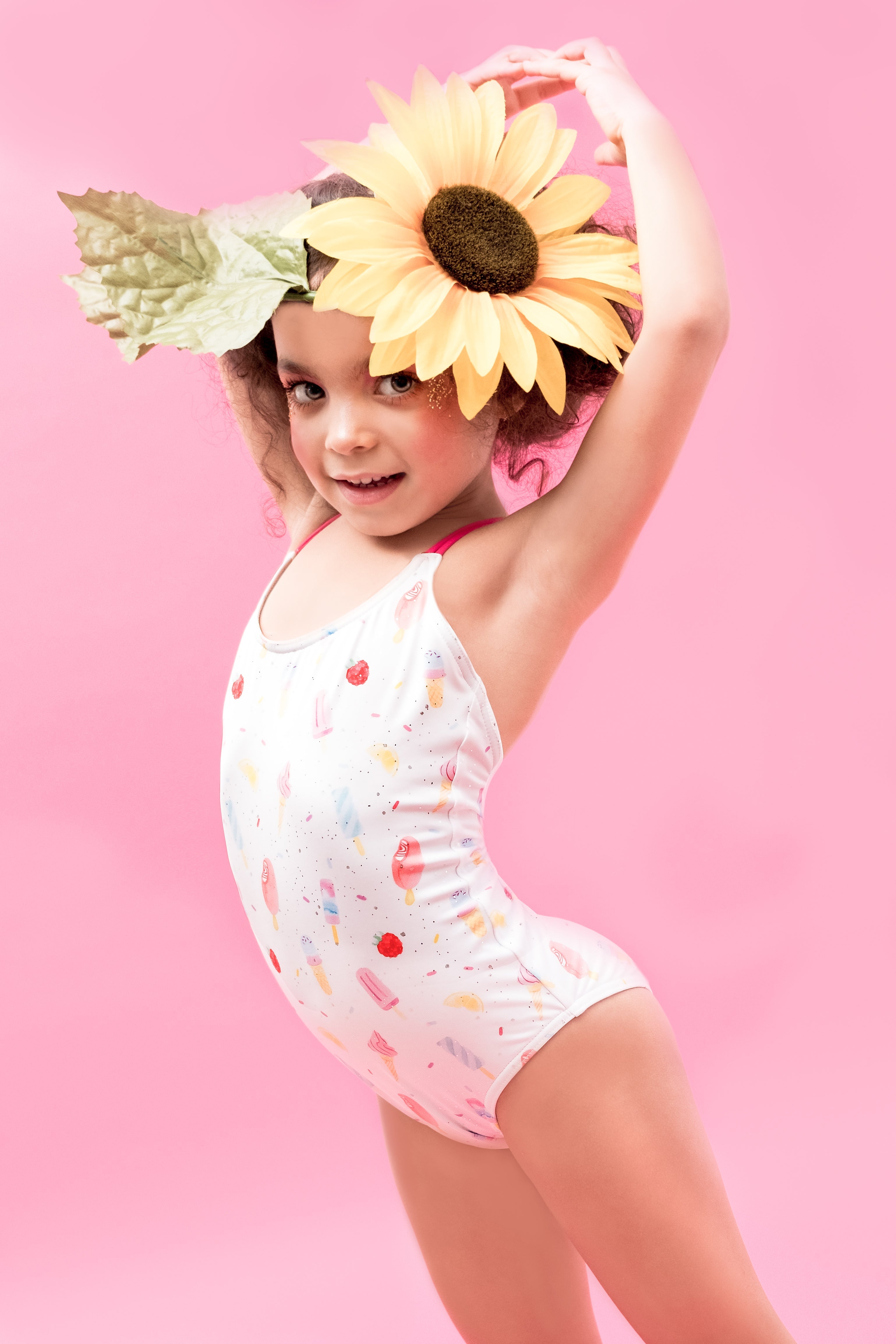 Maillot de bain 1 pièce enfant Fraîcheur Romane