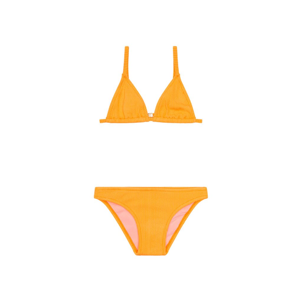 Maillot de bain deux pièces Rosalie color Abricot junior