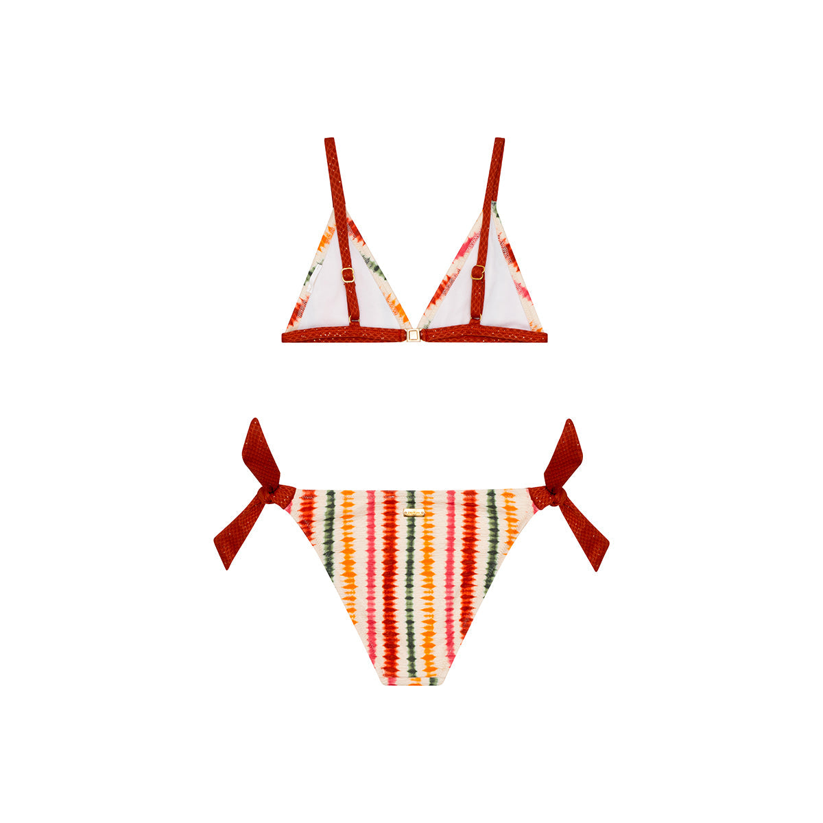 Maillot de bain deux pièces sabria Terracotta junior