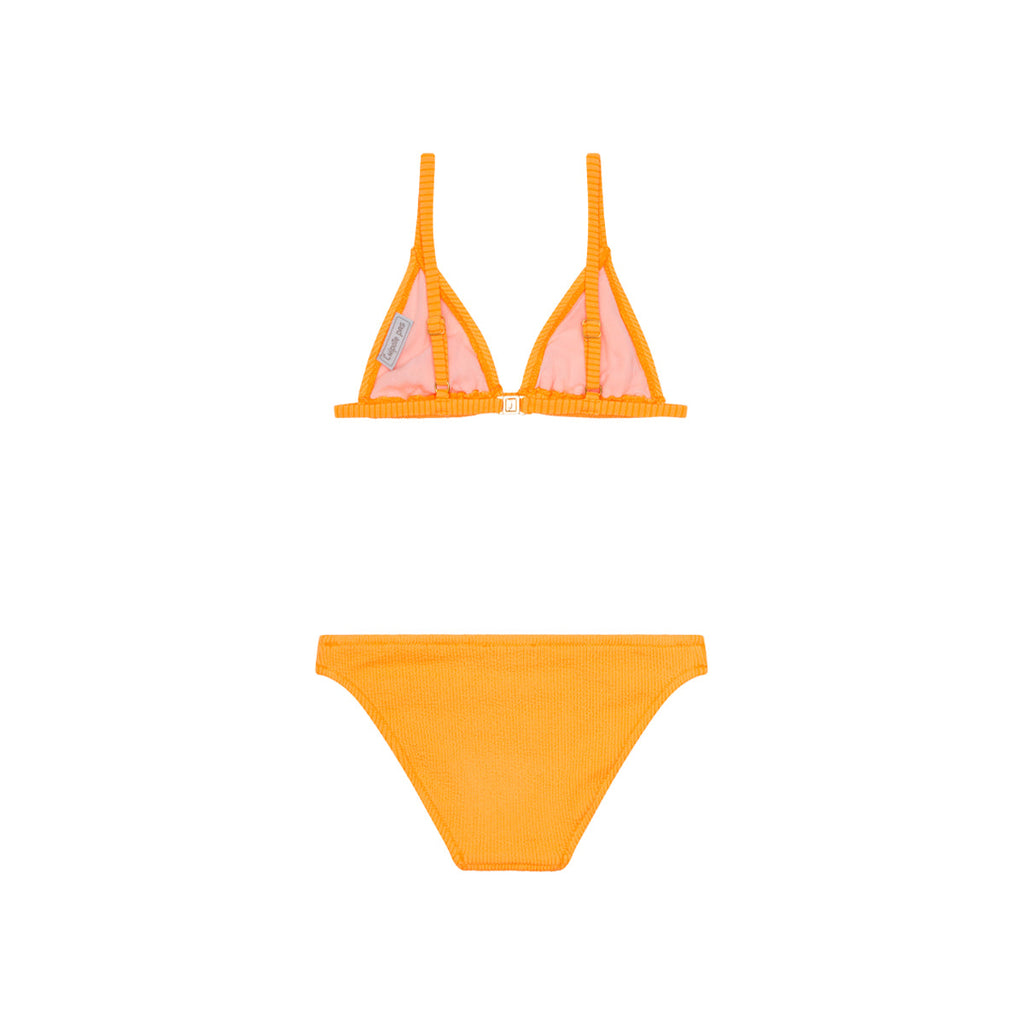 Maillot de bain deux pièces Rosalie color Abricot junior