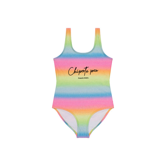 Maillot de bain une pièce  swim Arc en ciel color junior