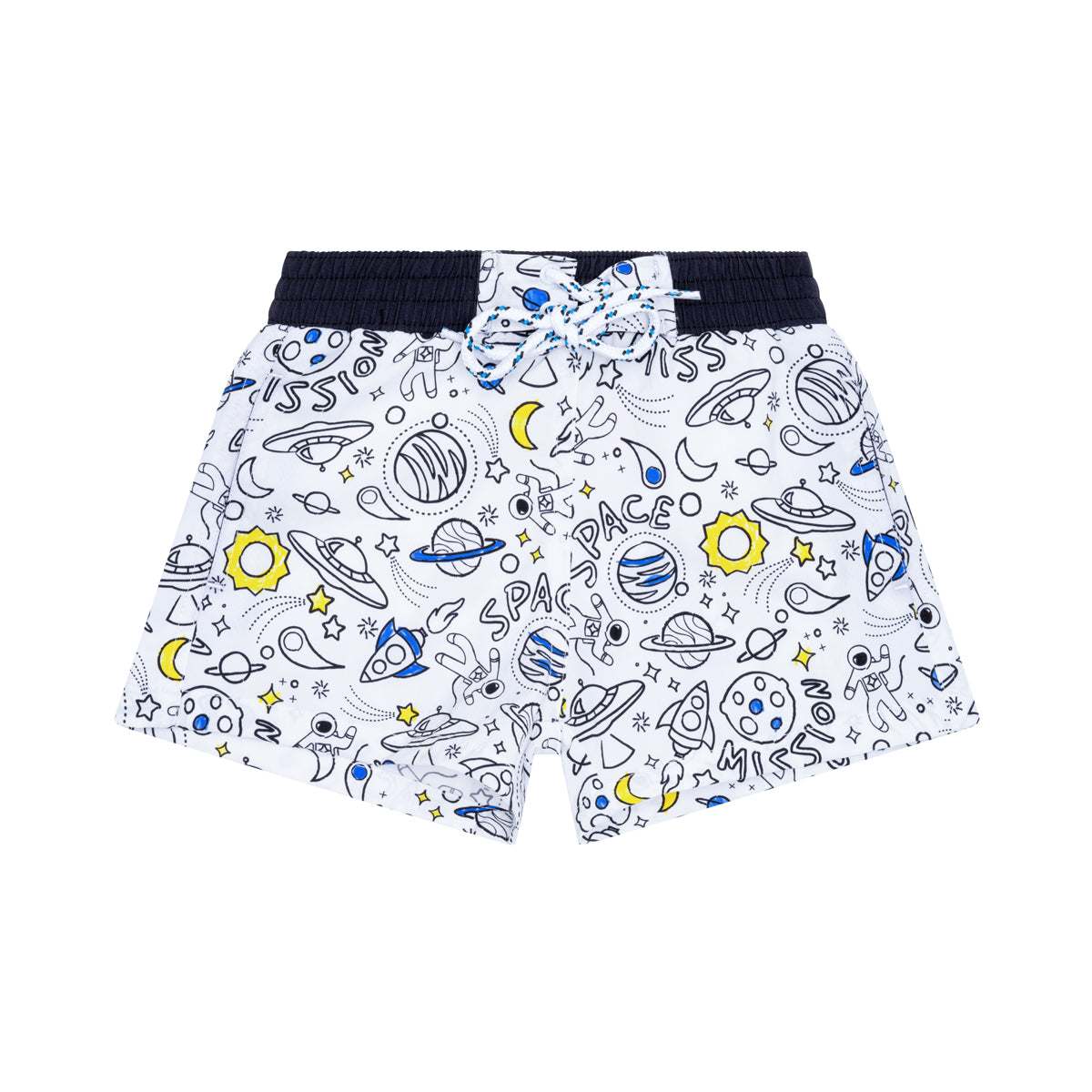 Short de bain Anti UV imprimé Space