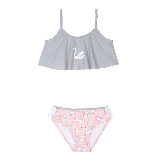 Maillot de bain deux pièces enfant cygne Zazy
