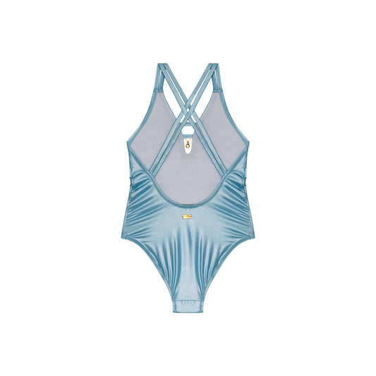 Maillot de bain une pièce Body Nina color Ciel