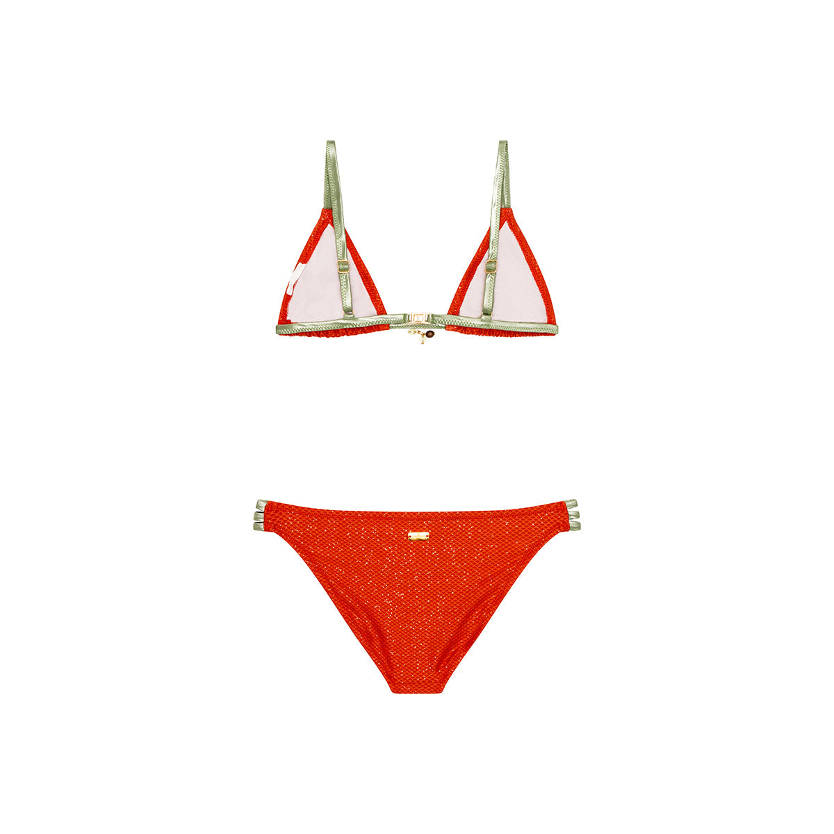Maillot de bain deux pièces Sabiha terracotta junior